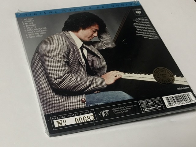新品 廃盤 Billy Joel 52nd Street MFSL Mobile Fidelity SACD シリアルナンバー 00687 ビリー・ジョエル　ニューヨーク52番街 モービル_画像2
