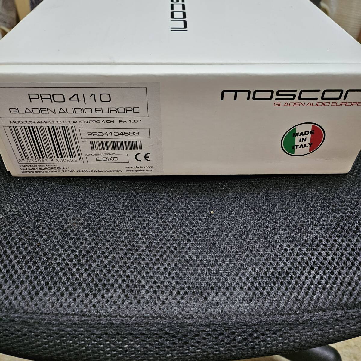 MOSCONI PRO LINE モスコニ 4/10 4ch パワーアンプの画像2