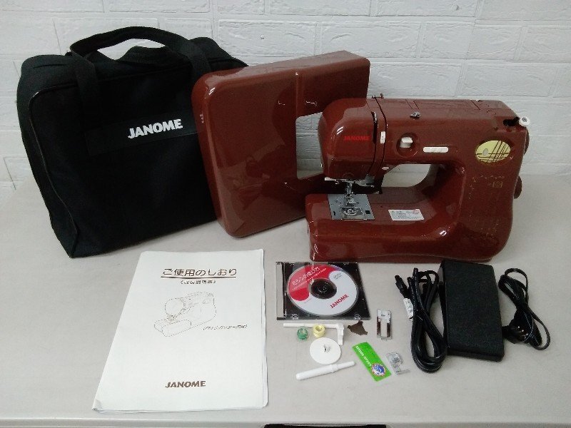JANOME Janome швейная машина 662 type N-723.. глаз рукоделие шитье оттенок коричневого 