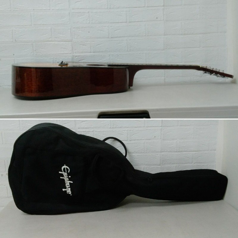 Epiphone Epiphone акустическая гитара AJ-10 VS GURANTEED мягкий чехол имеется akogiSouth band губная гармоника 