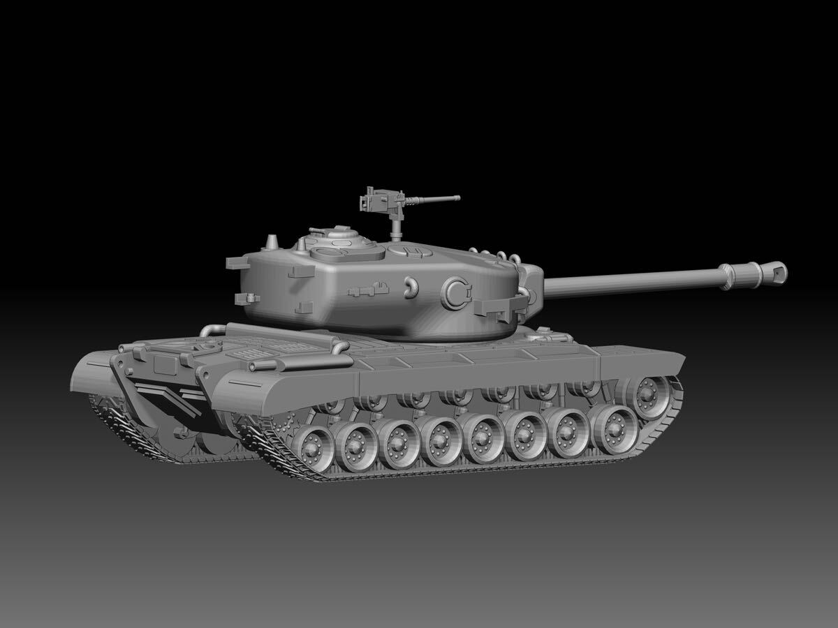 1/72 レジンキット　未塗装 WWⅡ アメリカ軍　T34重戦車　　【同梱可能】 240328_画像2
