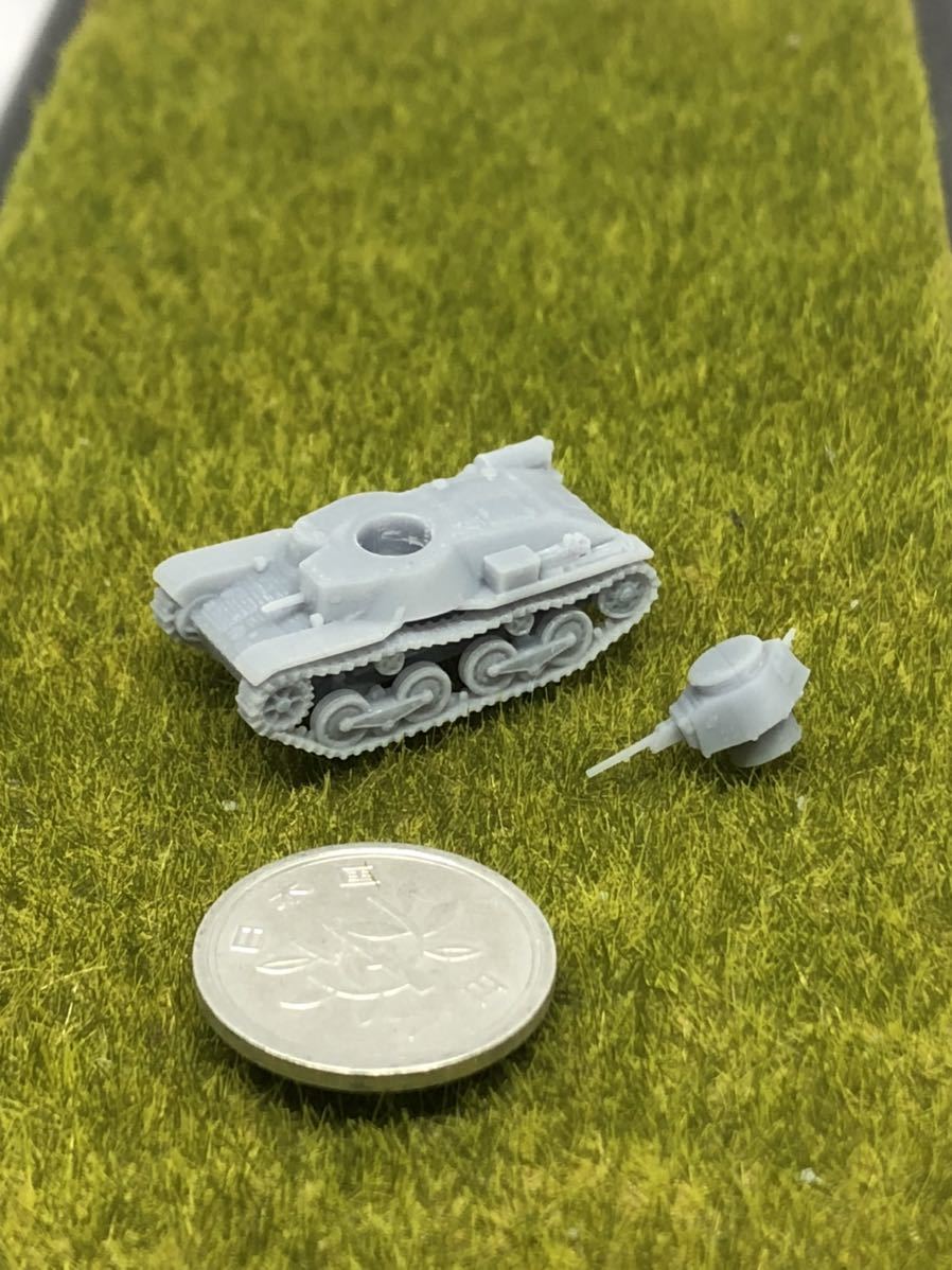 1/144レジンキット 未組立 未塗装 WWⅡ 日本陸軍 九五式軽戦車 ワールドタンクミュージアム【同梱可能】0409の画像2