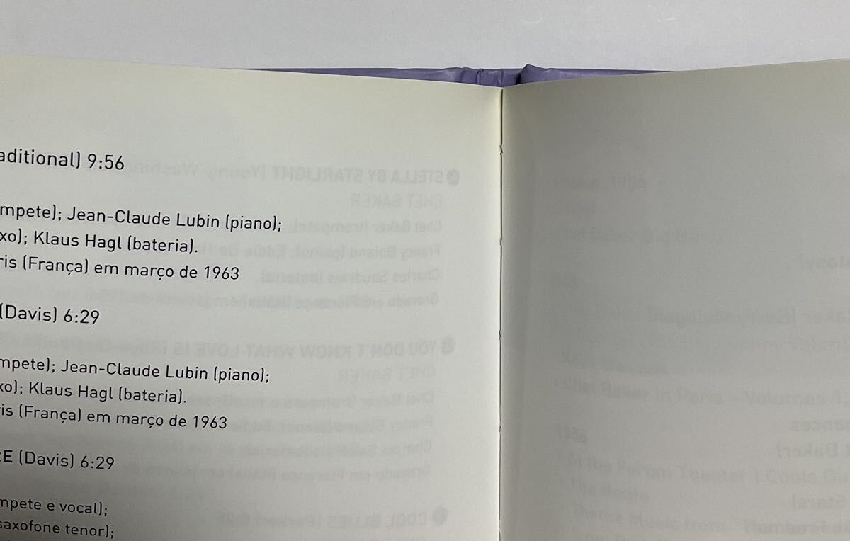 輸入盤CDブック　チェット・ベイカー MITOS DO JAZZ 洋楽　海外ジャズトランペット Chet Baker ブラジル盤_画像4
