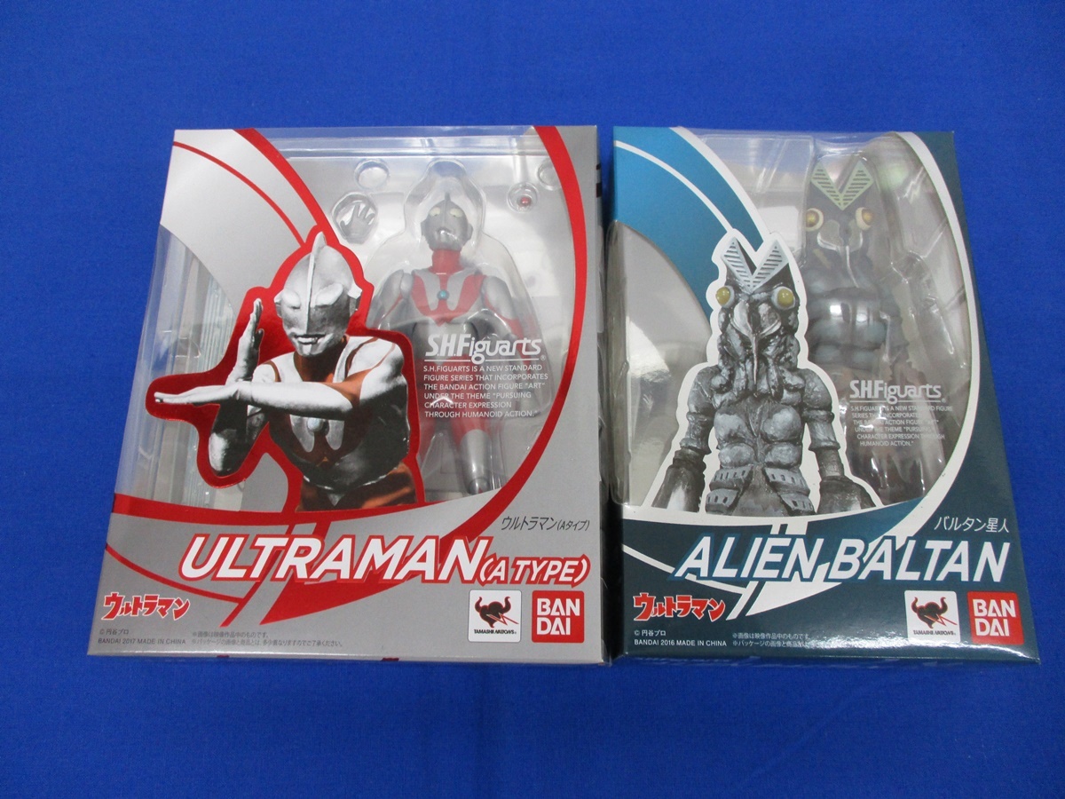 6823B S.H.Figuarts Ultraman Ultraman (A модель ) / Baltan Seijin 2 коробка * figuarts Bandai BANDAI супер передвижной фигурка 