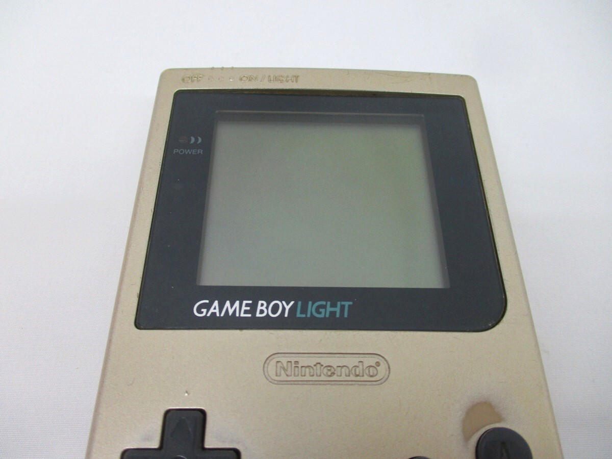 6910P ニンテンドー GAMEBOY LIGHT ゲームボーイライト ゴールド 金 ゲーム機 本体 NINTENDO 任天堂 ジャンク_画像3