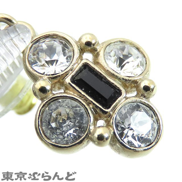 241000002271 シャネル CHANEL ココマーク スイング ピアス B17 B メタル ストーン CC フラワー 花 金属 ピアス レディース_画像3