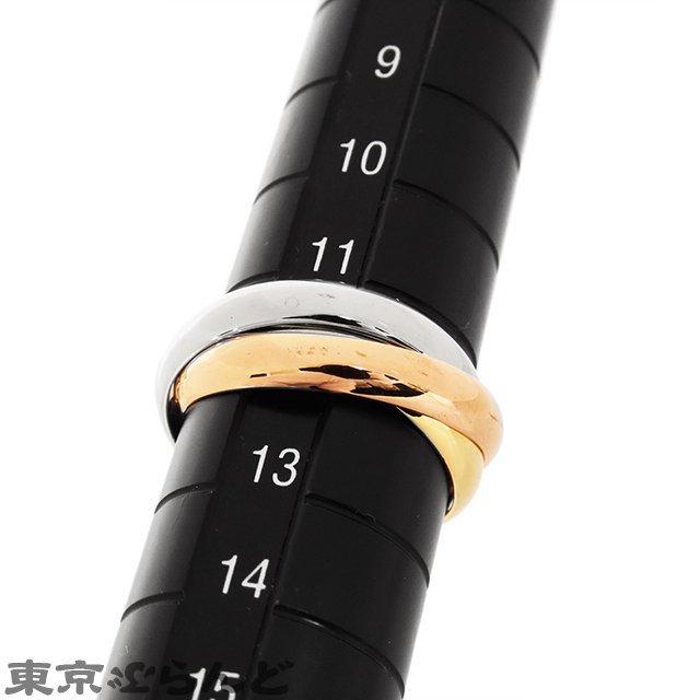 101708802 カルティエ CARTIER トリニティ リング K18WG K18YG K18PG 52 リング・指輪 レディース 仕上済_画像5