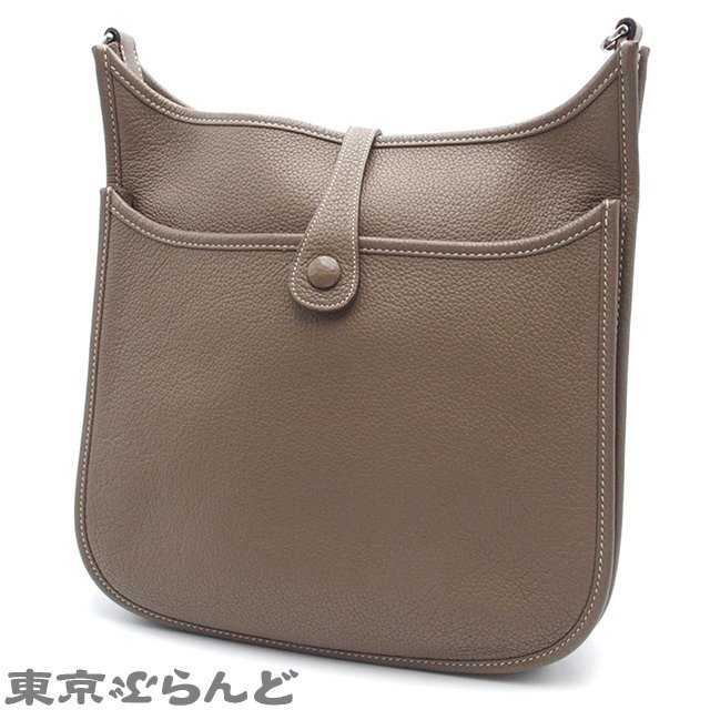 101717898 エルメス HERMES エヴリン 3 PM □L刻印 エトゥープ シルバー金具 トリヨン ショルダーバッグ レディース_画像2