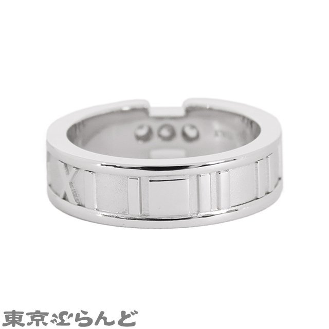 101704857 ティファニー TIFFANY&Co. アトラス リング ホワイトゴールド K18WG ダイヤモンド 3Pダイヤ 10.5号相当 指輪 レディース 仕上済_画像2