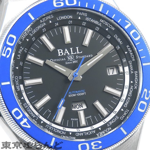 101712585 ball watch road master World Time DG3032A-SJ-BKBE black worldwide limitation 1000ps.@ box * written guarantee attaching . wristwatch men's self-winding watch 