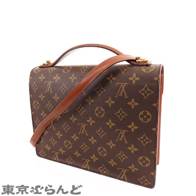 101719763 ルイヴィトン LOUIS VUITTON モンソー 28 M51185 モノグラムキャンバス 2WAY ハンドバッグ ショルダーバッグ ユニセックス_画像2