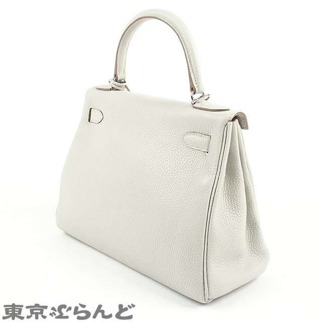 101672733 エルメス HERMES ケリー 28 内縫 C刻印 グリスパール シルバー金具 トリヨンクレマンス 2way バッグ ハンドバッグ レディース_画像2