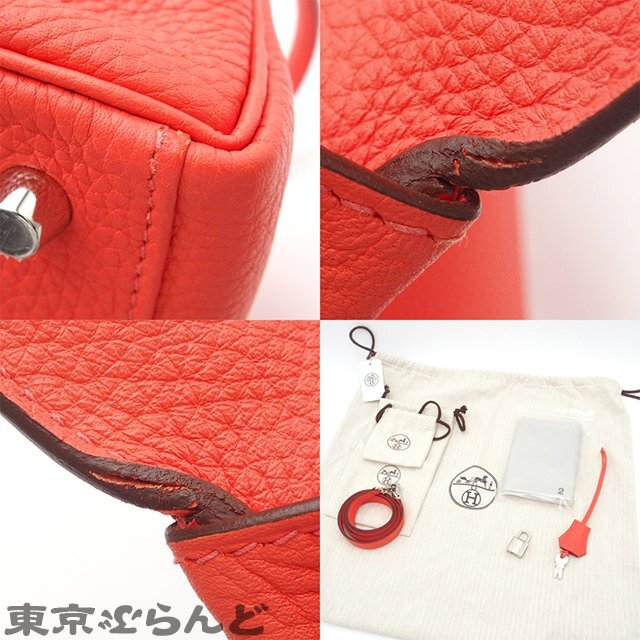 101660502 エルメス HERMES ケリー28 Z刻印 ローズテキサス シルバー金具 トリヨン 内縫 ショルダーバッグ レディース 2WAY ハンドバッグ_画像9