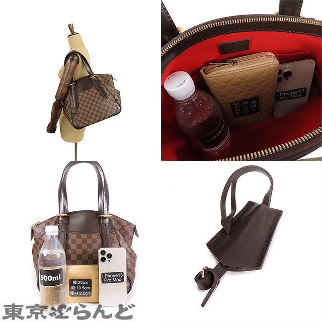 101672193 ルイヴィトン LOUIS VUITTON ダミエ ヴェローナ MM トートバッグ ハンドバッグ トートバッグ レディース N41118_画像9