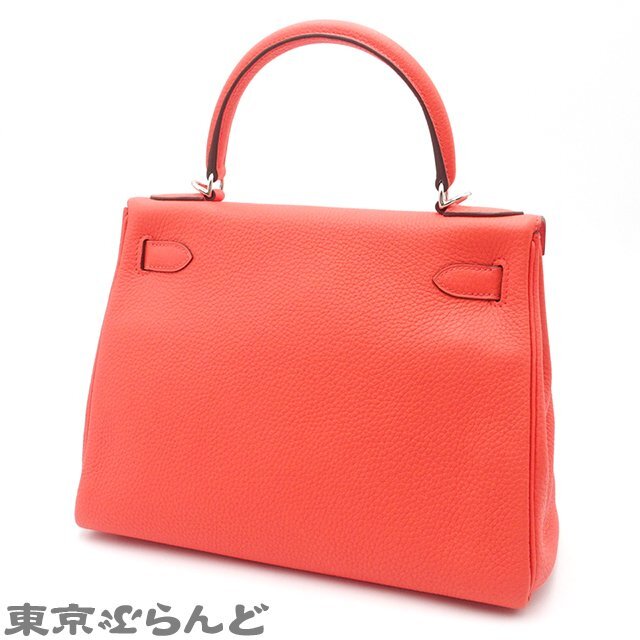 101660502 エルメス HERMES ケリー28 Z刻印 ローズテキサス シルバー金具 トリヨン 内縫 ショルダーバッグ レディース 2WAY ハンドバッグ_画像2