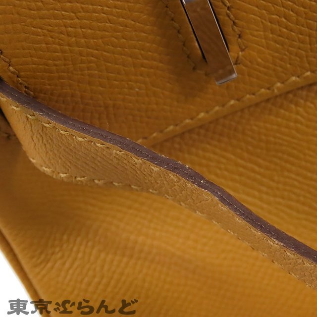 101677172 エルメス HERMES バーキン 30 T刻印 キャラメル シルバー金具 エプソン ハンドバッグ レディース_画像8