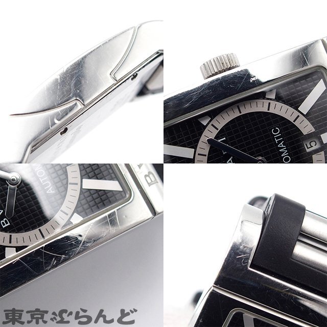 101715292 1円 ブルガリ BVLGARI レッタンゴロ RT45S SS ラバー 腕時計 メンズ 自動巻の画像6