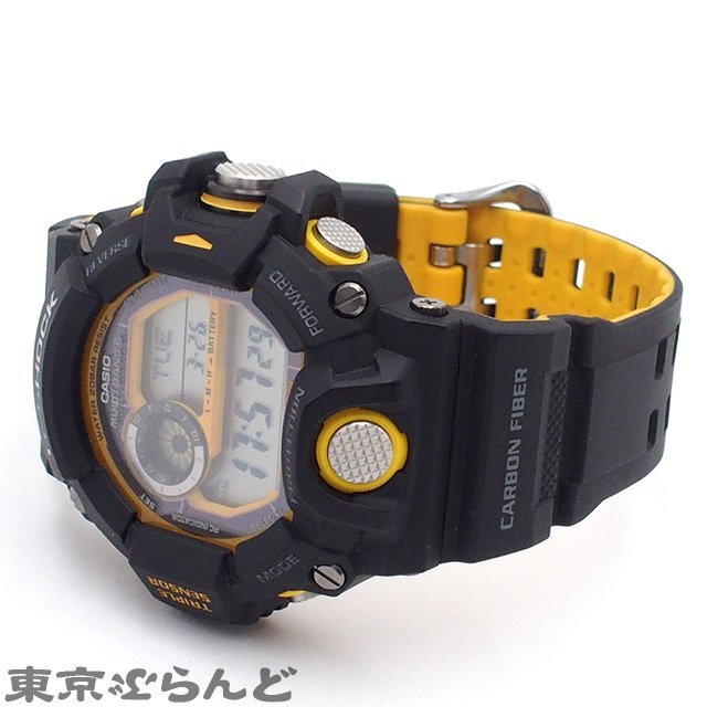 101718302 1円 カシオ CASIO G-SHOCK レンジマン GW-9400YJ-1JF ブラックxイエロー SS 樹脂系 腕時計 メンズ タフソーラー_画像2