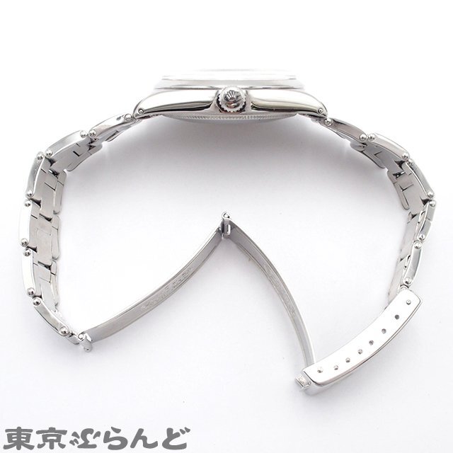 101719156 1円 ロレックス ROLEX エアキング 5500 シルバー SS 腕時計 メンズ 自動巻 26番台 オイスター巻きブレス アンティークの画像3