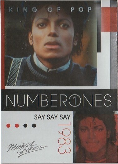 マイケル・ジャクソンのインサートカード５枚と2011 Americanaのインサート２枚セット Panini 2011 Michael Jackson I 2011 Americanaの画像2