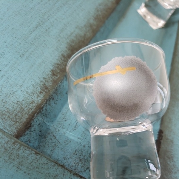 日本製 東洋佐々木ガラス 創作デザイン 冷酒グラス カップ ぐい飲み デザートにも おしゃれな食器６客セットの画像3