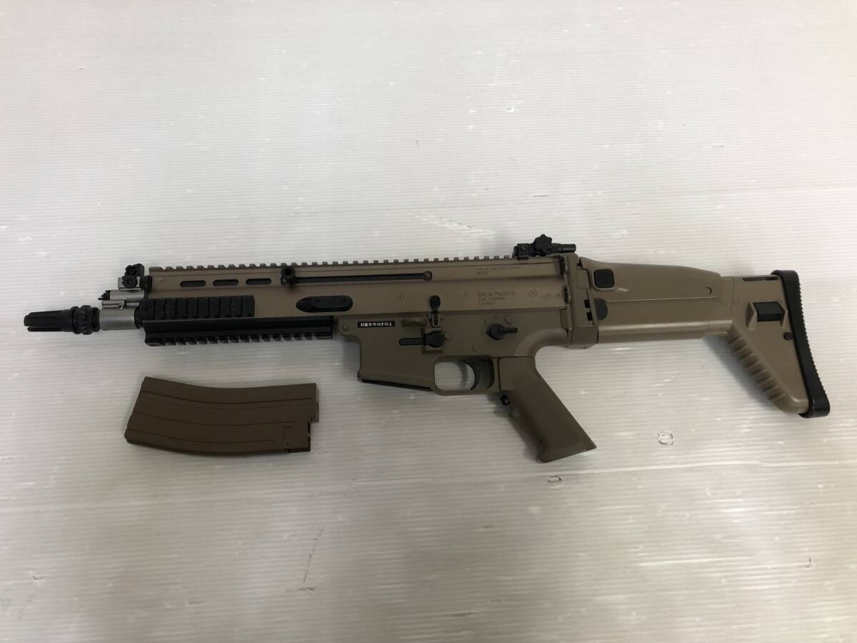 東京マルイ SCAR-L CQC フラットダークアース 電動ガン ※動作未確認/説明書欠品、他欠品物不明 18歳以上 ジャンク品 sygan072802の画像3