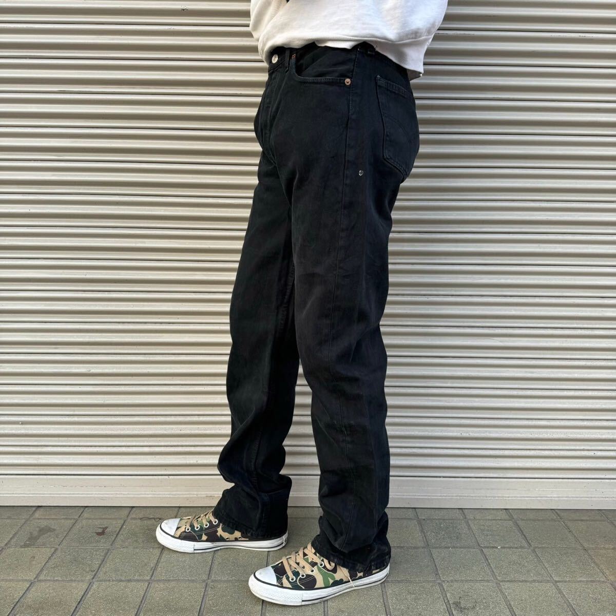 00s Levi's 501 ブラックデニム 501-0165ヴィンテージ ユーロ 後 00s Levi's 501 ブラックデニム 501-0165ヴィンテージ ユーロ 後