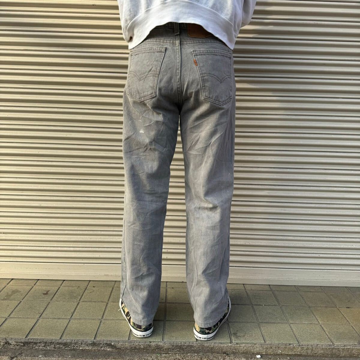 90s Levi's 505 ブラックデニム グレー ヴィンテージ 先染め 00s 90s Levi's 505 ブラックデニム グレー ヴィンテージ 先染め 00s