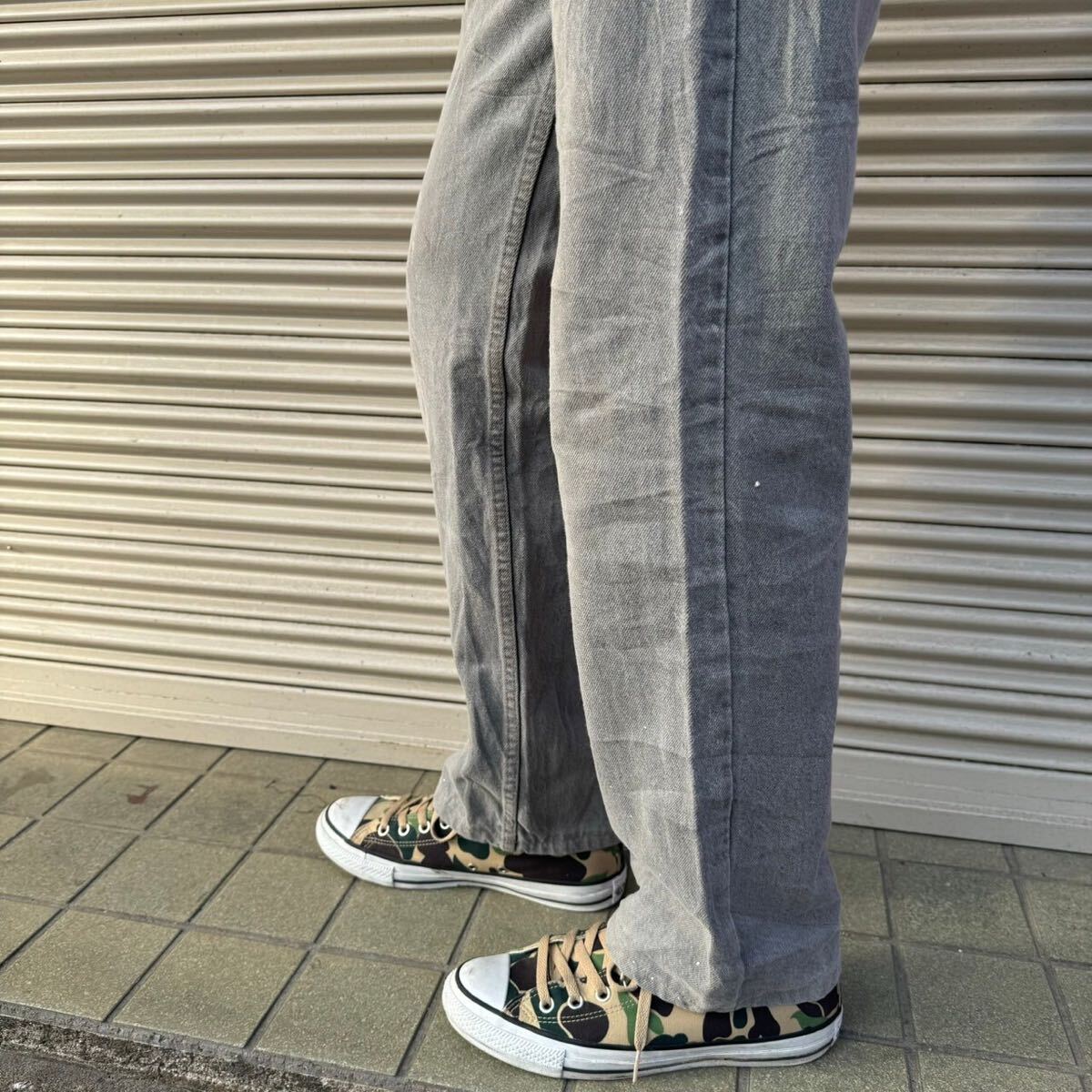 90s Levi's 505 ブラックデニム グレー ヴィンテージ 先染め 00s 90s Levi's 505 ブラックデニム グレー ヴィンテージ 先染め 00s