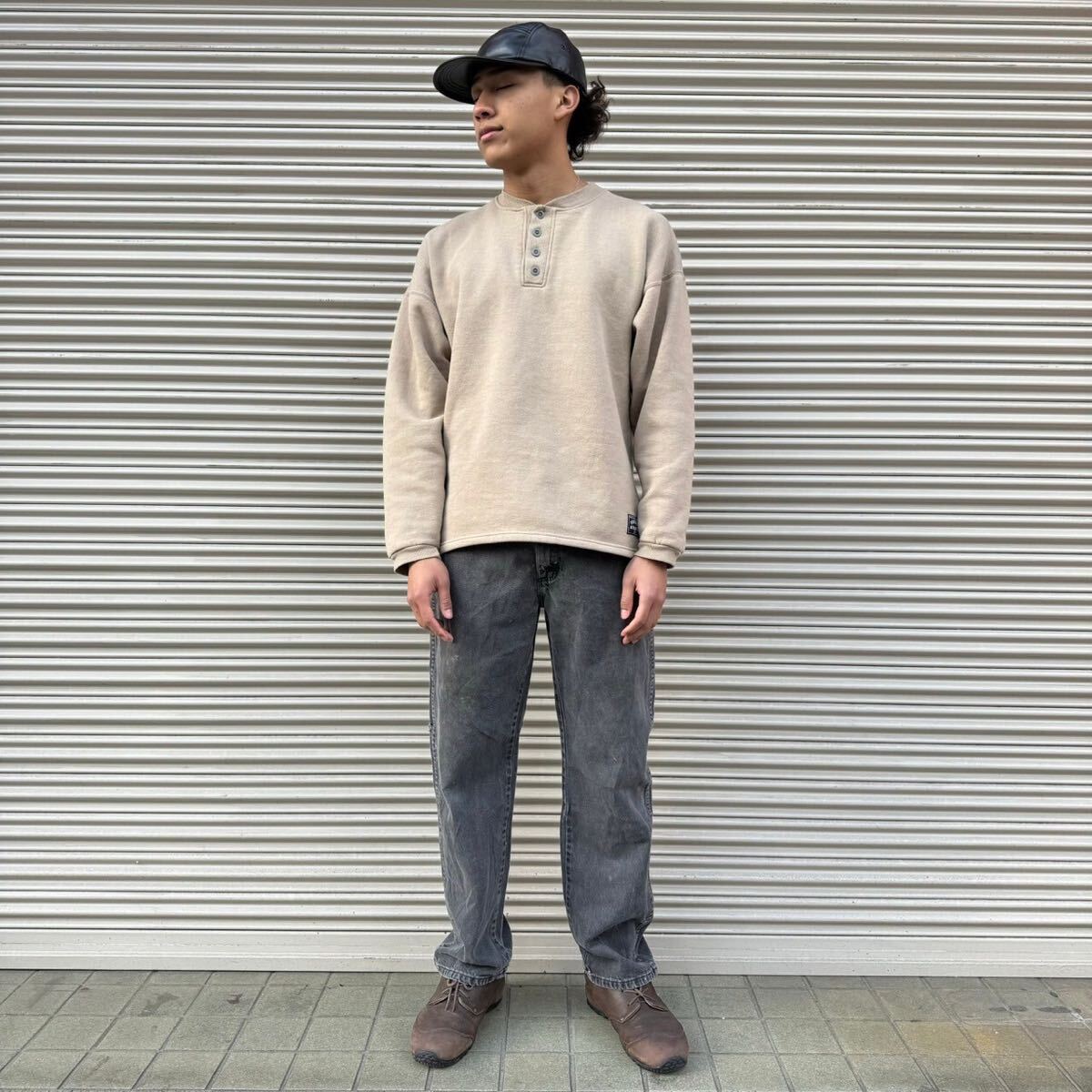 90s Rustler Wrangler ラスラー ラングラー デニムパンツ Black Denim Pants 80s ヴィンテージ ブラックデニム 黒 W34 L30 84cm_画像2