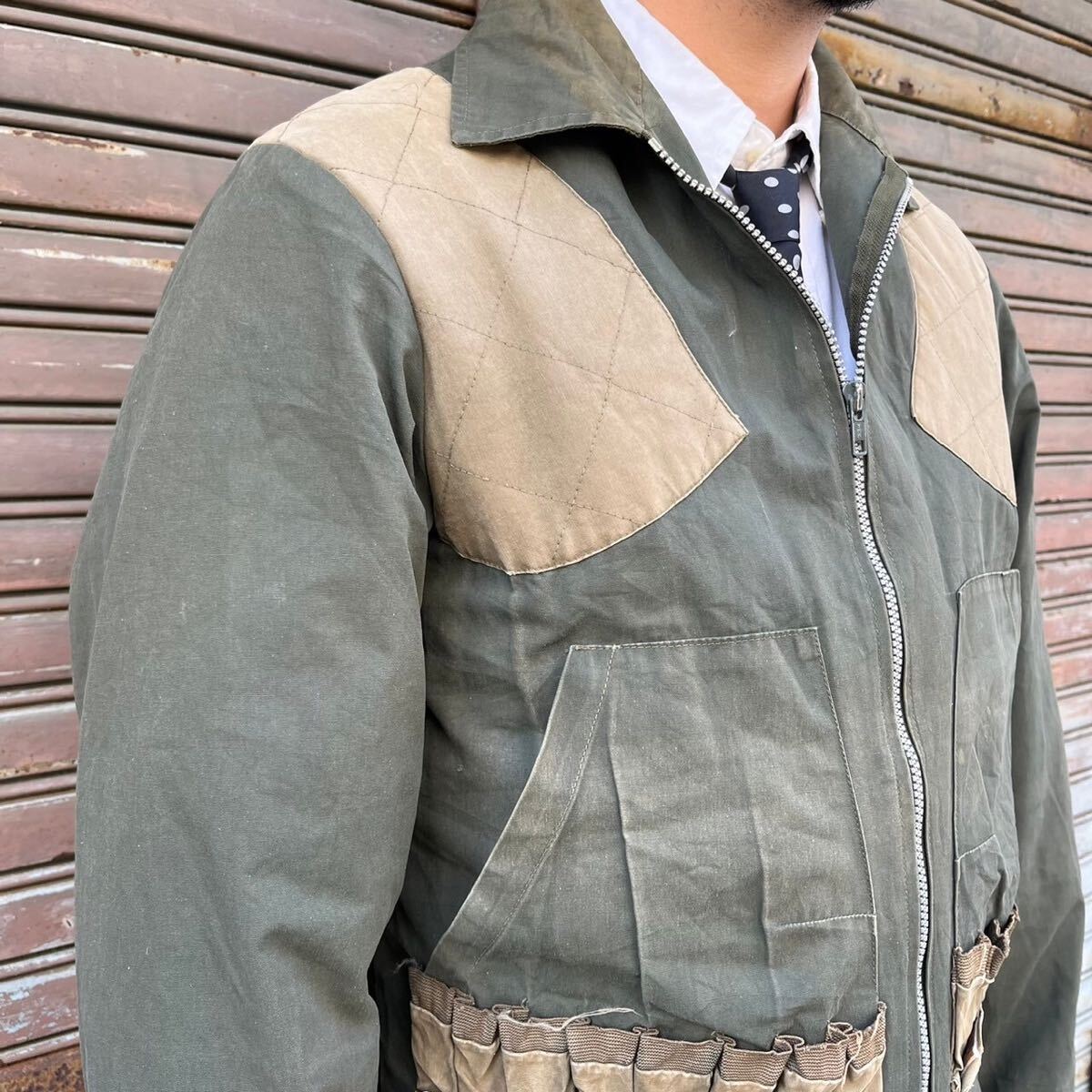 フランス製 80s COLAMTISS COLAMTEX ハンティングジャケット フランス製 80s COLAMTISS COLAMTEX ハンティングジャケット