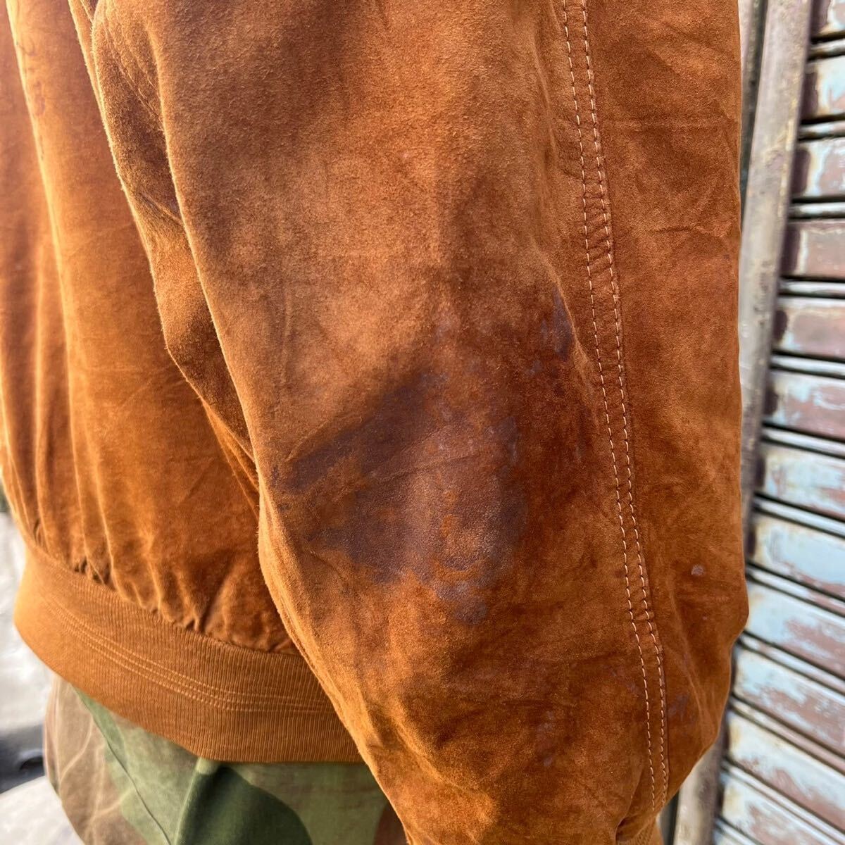 90s ヨーロッパ古着 Euro Vintage ヌバック レザー A1 フライト 90s ヨーロッパ古着 Euro Vintage ヌバック レザー A1 フライト