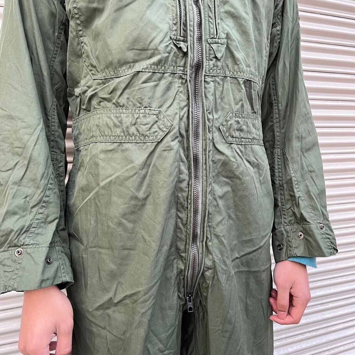 良品 70s French Army フランス軍 空軍 実物 ジャンプスーツ 良品 70s French Army フランス軍 空軍 実物 ジャンプスーツ