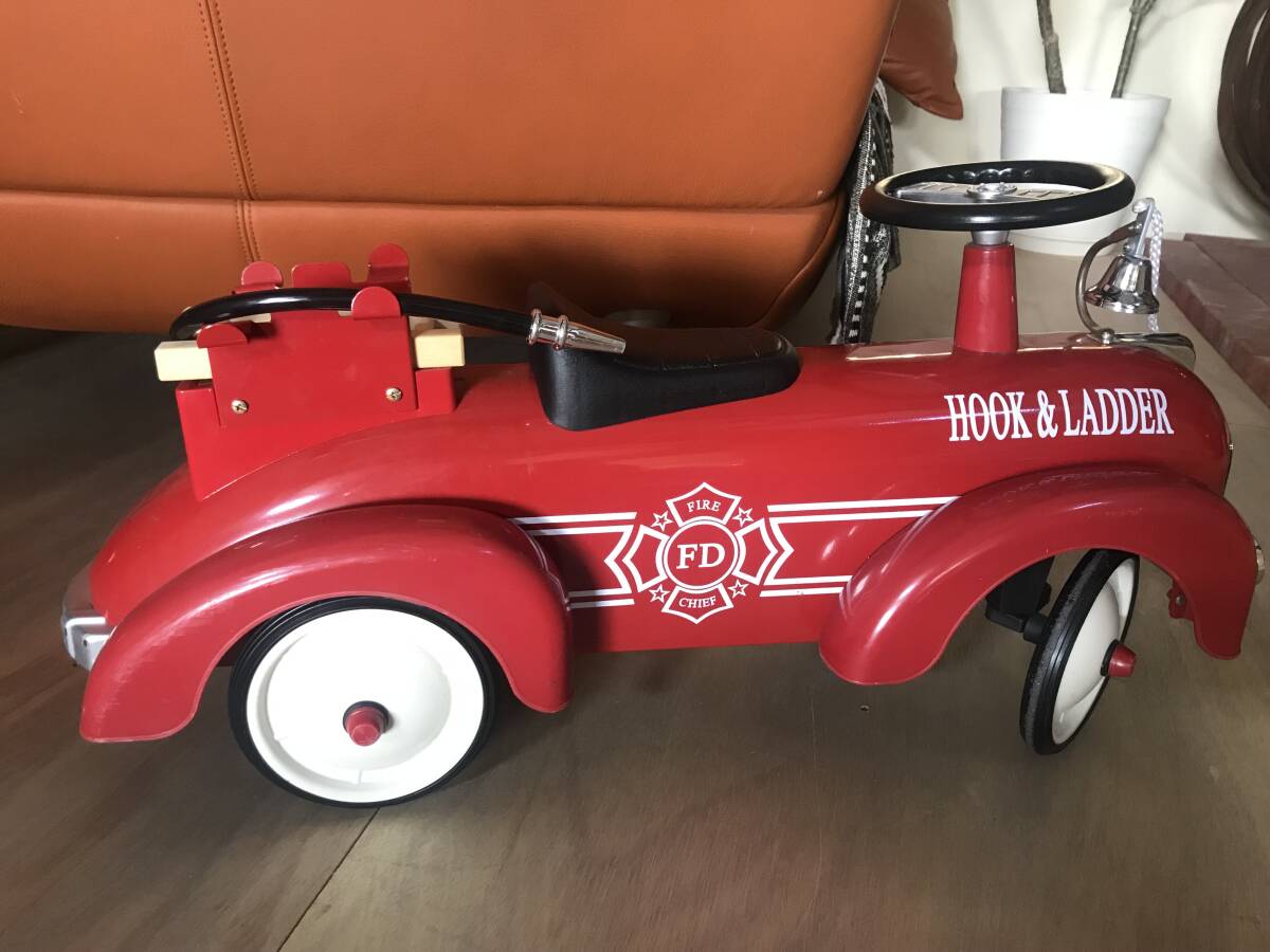 HOOK & LADDER NO.891 пожарная машина игрушка-"самокат" Kids машина retro интерьер дисплей 