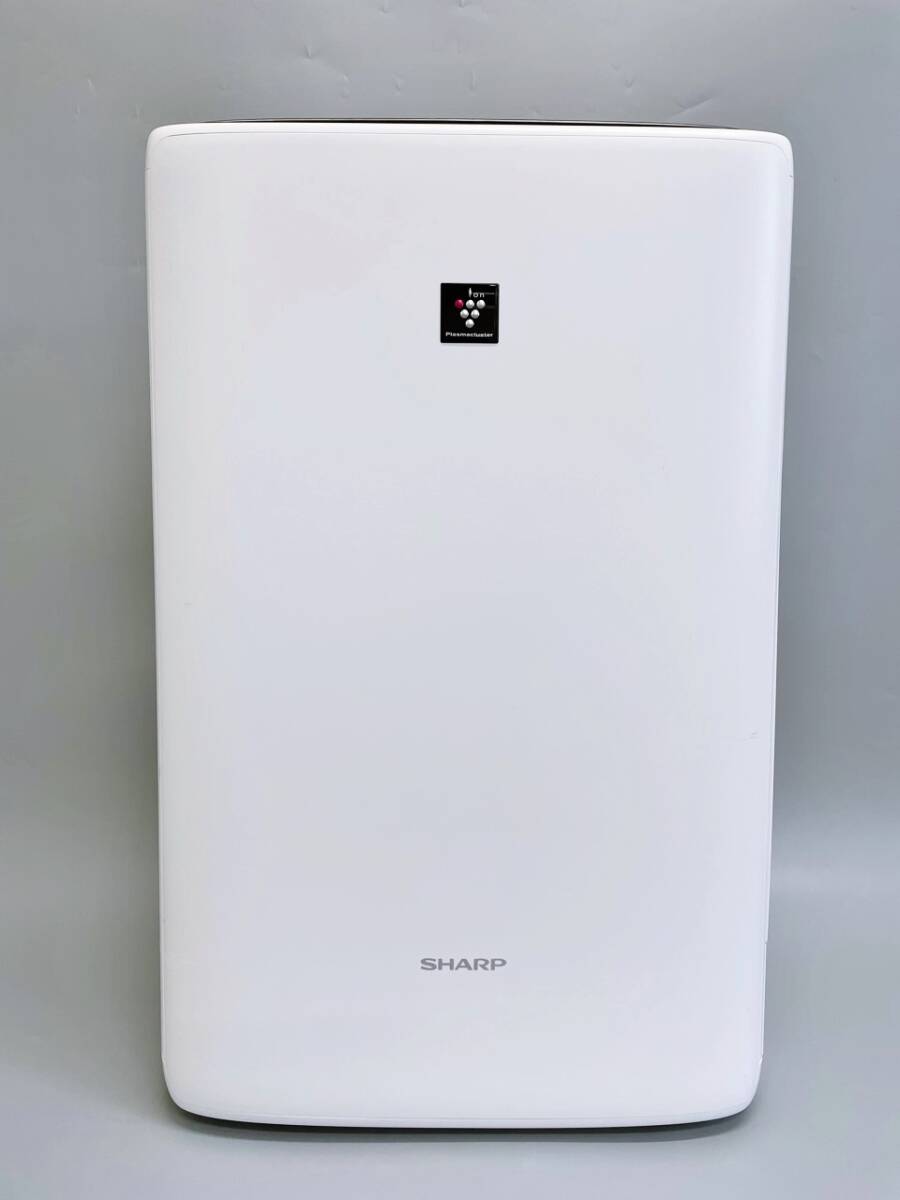 B 2021年製 SHARP シャープ 加湿空気清浄機 KI-PS50-W プラズマクラスター 空気清浄機 加湿器 生活家電 家電 ホワイト _画像1