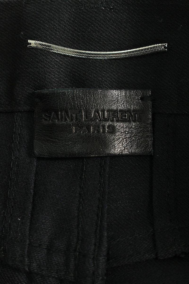 サンローランパリ SAINT LAURENT PARIS 327138 Y999B サイズ:30インチ ストレッチデニムパンツ 中古 BS99_画像3