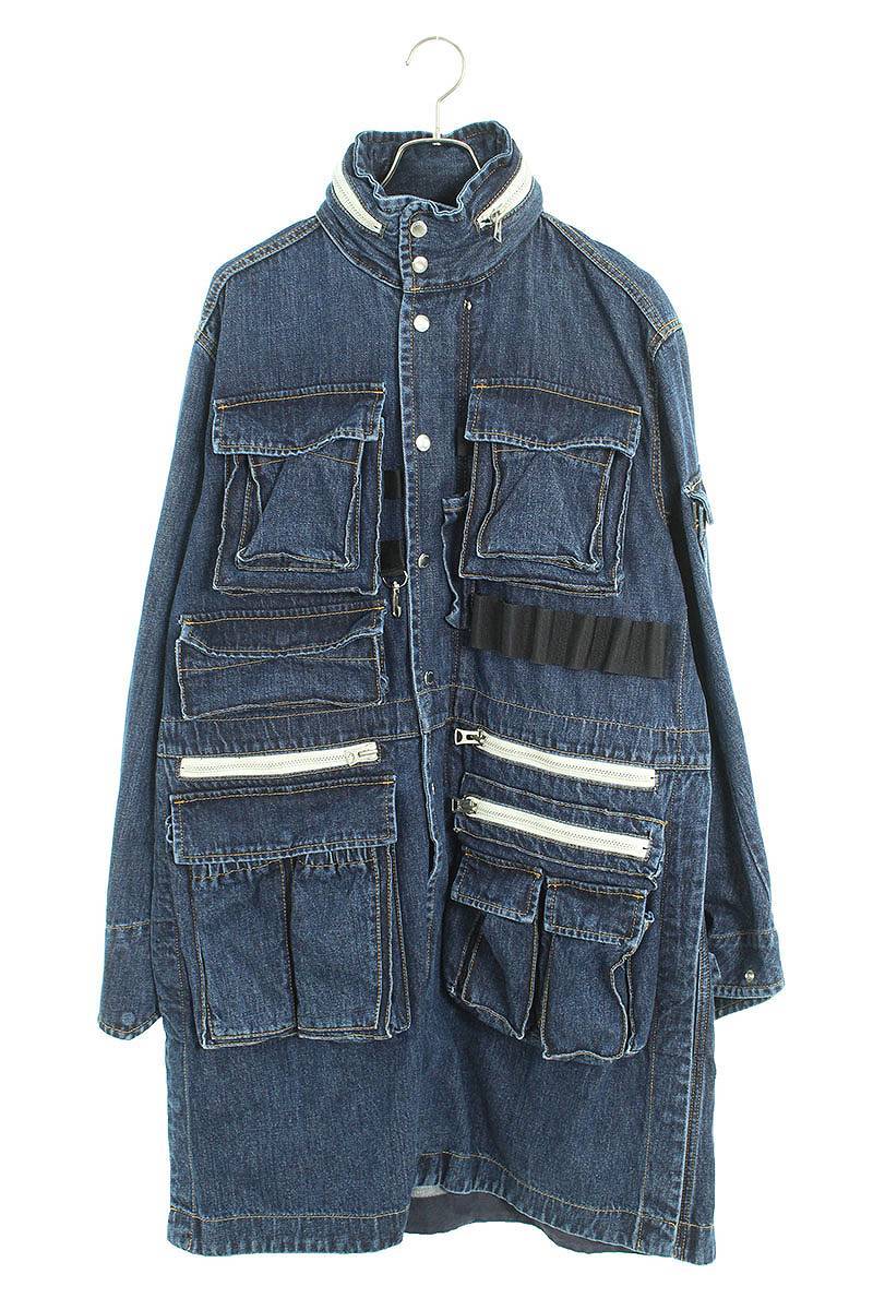 サカイ Sacai 23AW 23-03158M サイズ:1 デニムブルゾンコート 中古 SB01