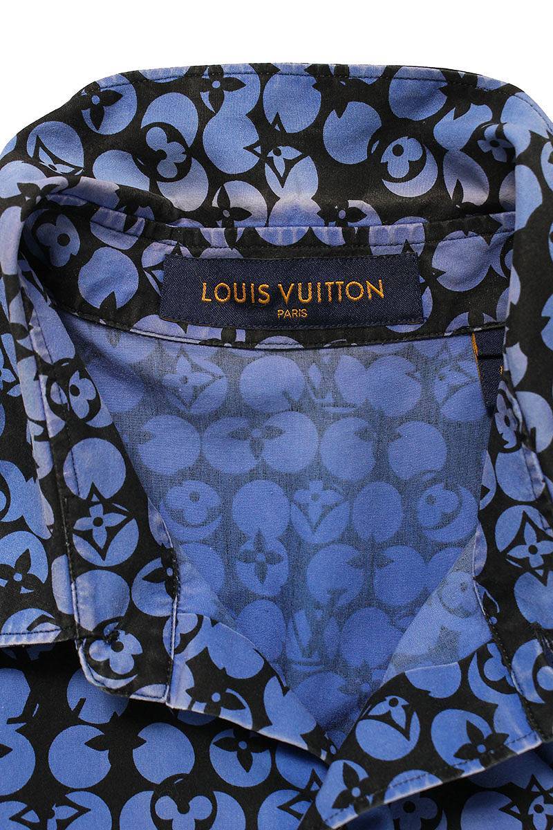  Louis Vuitton LOUISVUITTON RM192M ORS HHS20W size :Spa-fore-tedo monogram pattern DNA long sleeve shirt used OM10