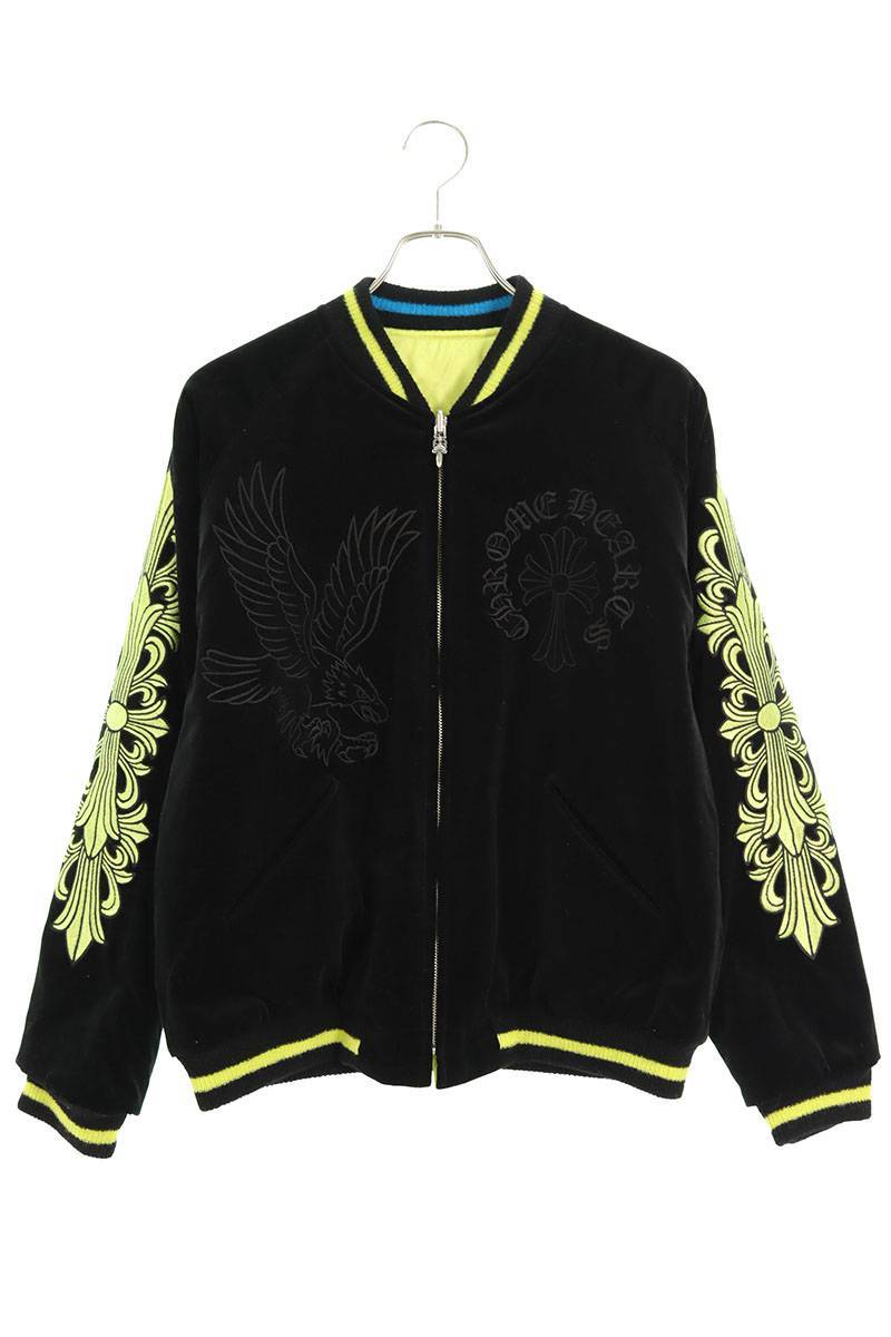 クロムハーツ Chrome Hearts PPO SOUVENIR BOMBER サイズ:L リバーシブルスーベニアスカジャンボンバージャケットブルゾン 中古 OM10