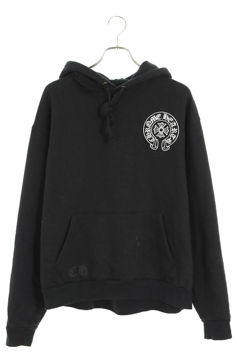 クロムハーツ Chrome Hearts SWTSHRT PLVR サイズ:S 東京限定ホースシューバックプリントパーカー 中古 OM10