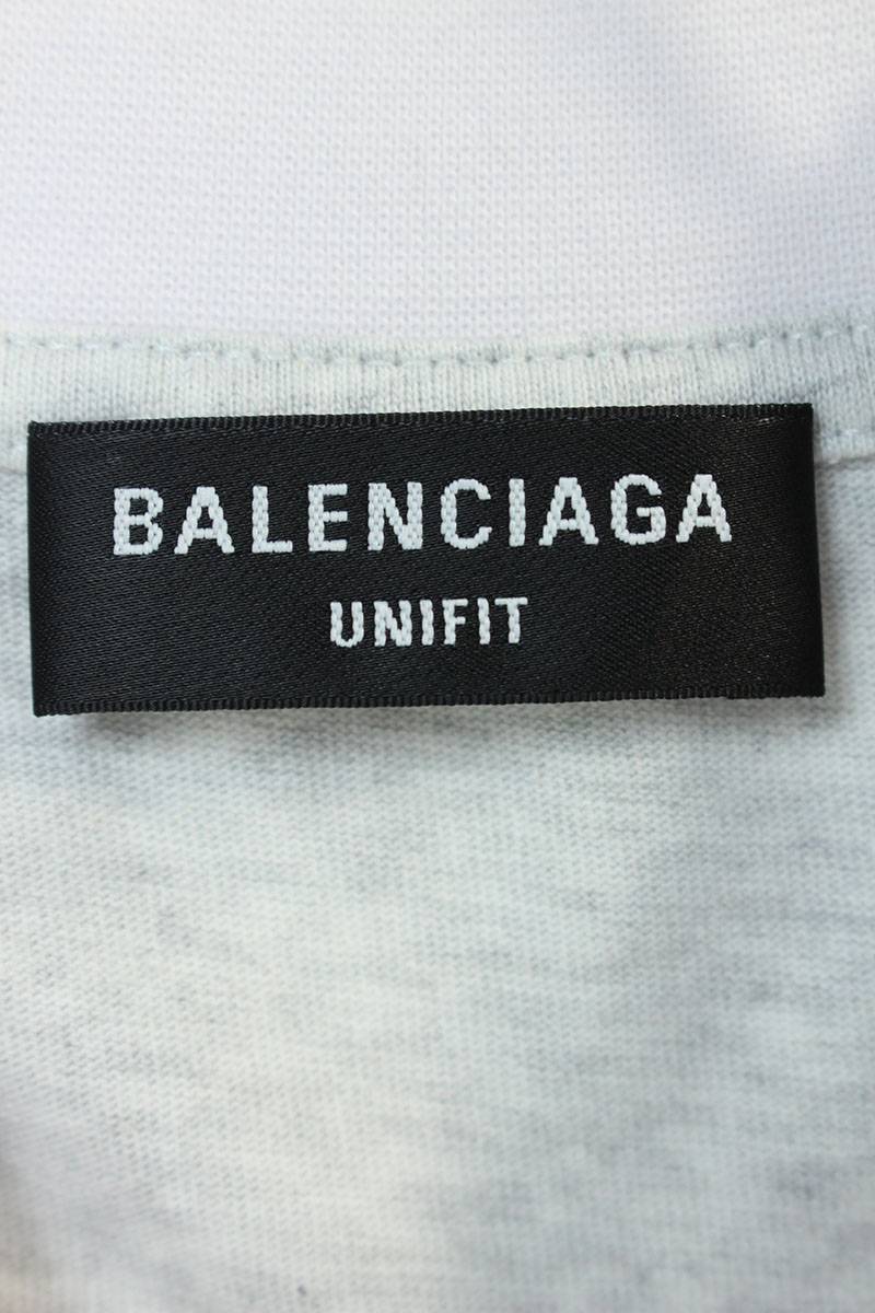 バレンシアガ BALENCIAGA 22AW 698811 TMVC9 サイズ:1 ダメージ加工リメイクTシャツ 新古品 SB01_画像3