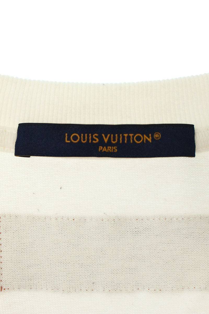 ルイヴィトン LOUISVUITTON RM231 NPL HOY78W サイズ:L レインボープリンテッドTシャツ 中古 SS13_画像3