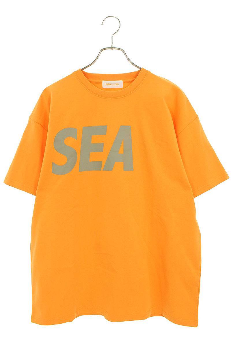 ウィンダンシー WIND AND SEA WDS-SEA-22S-02 サイズ:XL ロゴプリントTシャツ 中古 BS99