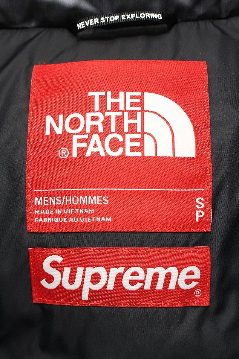 シュプリーム SUPREME 23SS TNF Printed Nuptse Jacket サイズ:S トロンプルイユプリントヌプシダウンジャケット 中古 SB01_画像3