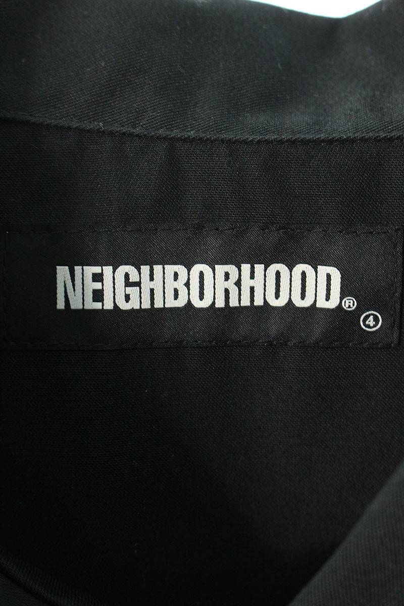 ネイバーフッド NEIGHBORHOOD 221TSNH-SHM02 サイズ:L プリントクラシックワーク半袖シャツ 中古 BS99_画像3