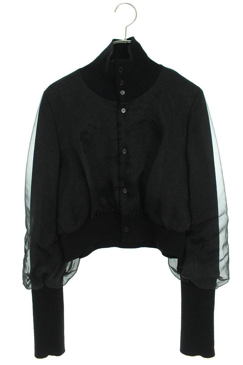 ノワールケイニノミヤ noir kei ninomiya 23SS 3K-N001 サイズ:M AD2022チュールレイヤードニット 中古 BS99_画像1