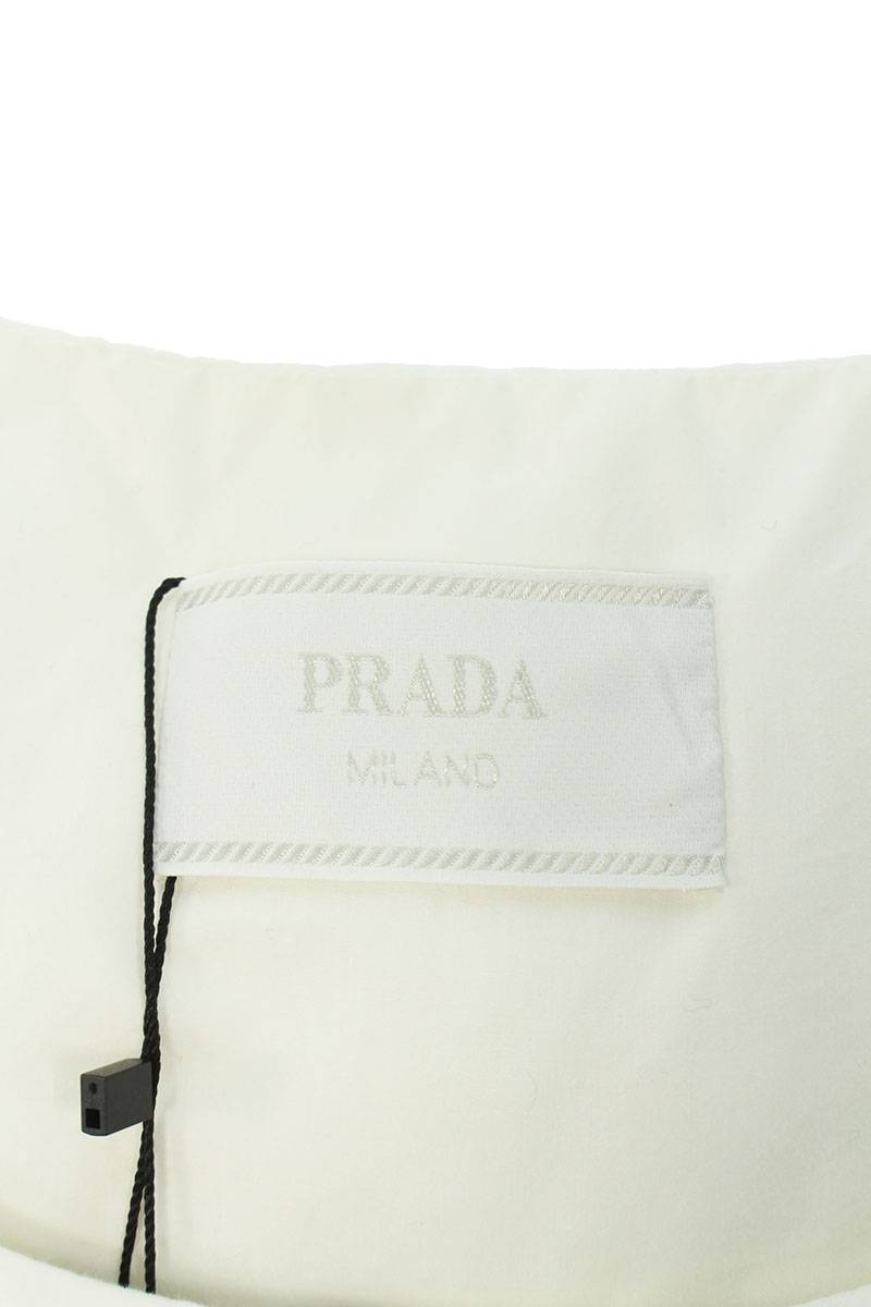 プラダ PRADA 23AW SGC352 サイズ:L ロゴパッチダウンタンクトップ 新古品 BS55_画像3