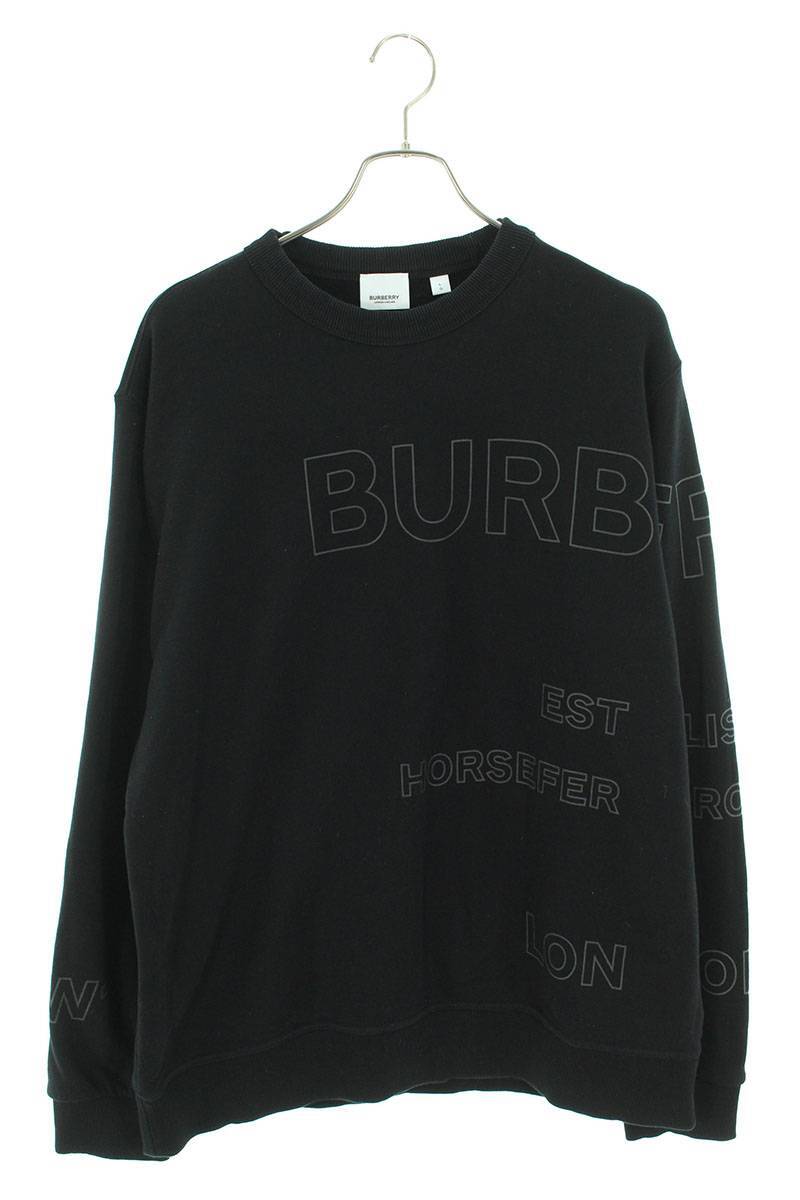 バーバリー Burberry 8037553 サイズ:L ホースフェリーロゴクルーネックスウェット 中古 BS55