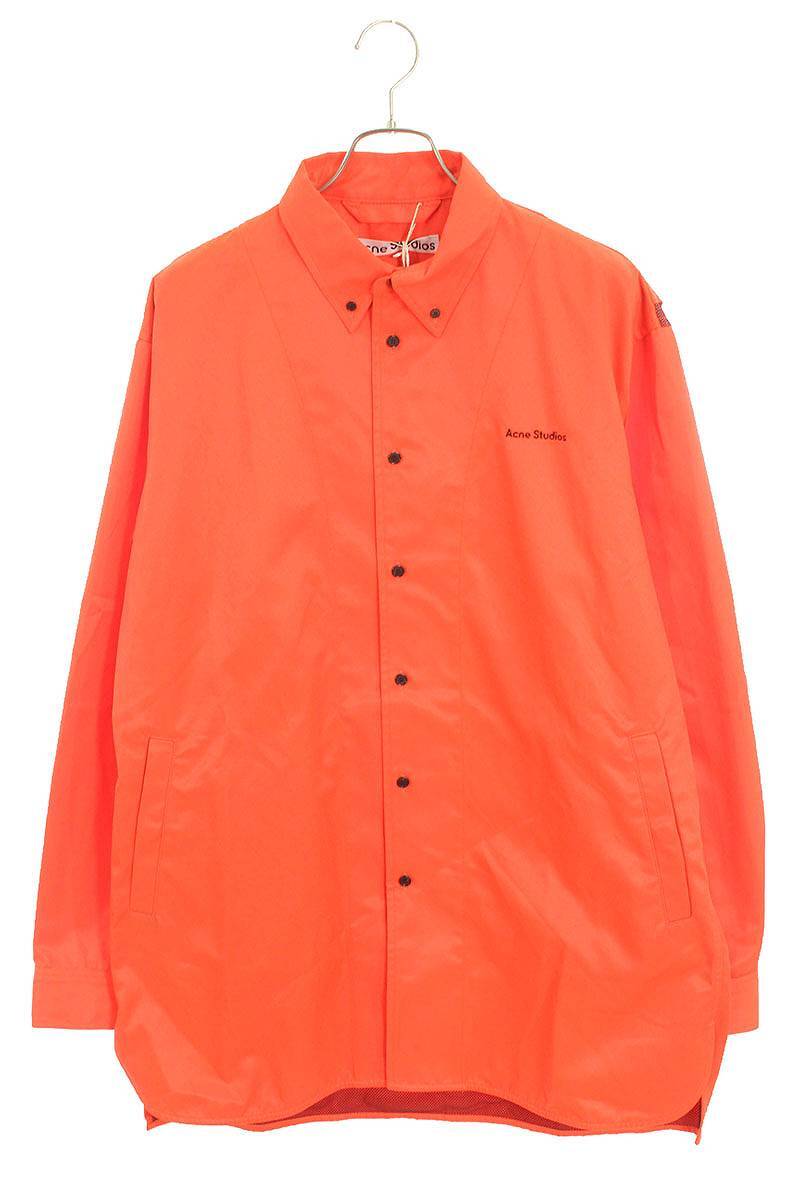  Acne s Today oz ACNE STUDIOS FN-MN-OUTW000600 size :48 Logo embroidery oversize shirt blouson used BS99