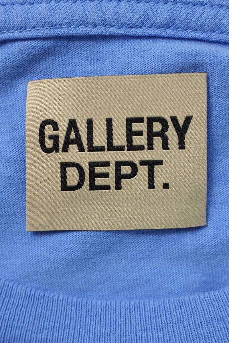 ギャラリーデプト GALLERY DEPT 23SS FRP1152 BLUE サイズ:XL ロゴプリントカットソー 新古品 SS13_画像3